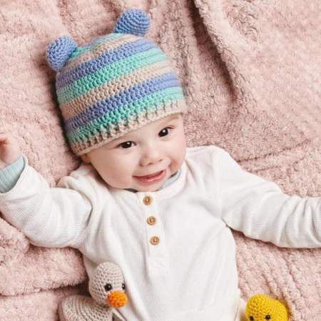 Bear Baby Hat crochet Pattern