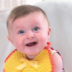 Beginners Crochet Bib Set Knitting Pattern