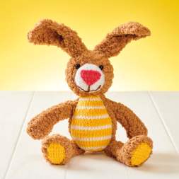 Fluffy Knitted Rabbit Toy Knitting Pattern Knitting Pattern
