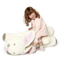 Bernat Giant Bunny Pillow Knitting Pattern