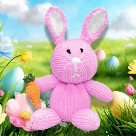 Easter Bunny Chocolate Orange Cover Knitting Pattern Knitting Pattern