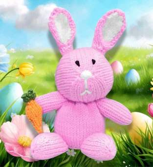 Easter Bunny Chocolate Orange Cover Knitting Pattern Knitting Pattern