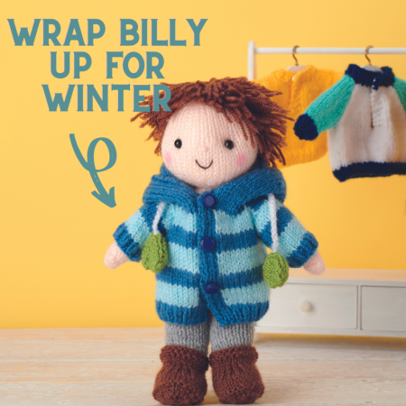 Billy Doll: Winter Outfit Knitting Pattern