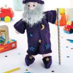 Magical Wizard Doll Knitting Pattern Knitting Pattern