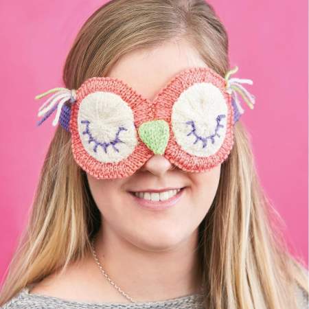 Bird Eye Masks Knitting Pattern