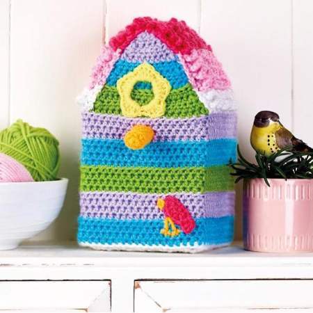Bird House crochet Pattern