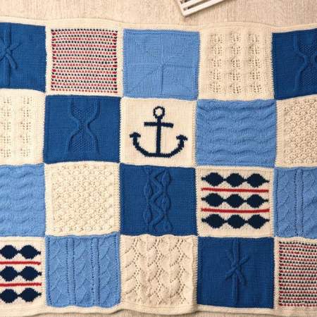 Nicely Nautical Knitalong Blanket Part Six Knitting Pattern