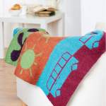 Camper-themed Blanket Knitting Pattern