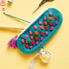 Bobbly Knit Kit Storage Bag Knitting Pattern