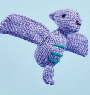 Mini Knitted Dinosaur Toys Knitting Pattern