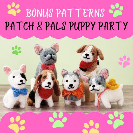 Complete Patch’s Puppy Party Knitting Pattern