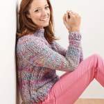 Bouclé sweater Knitting Pattern