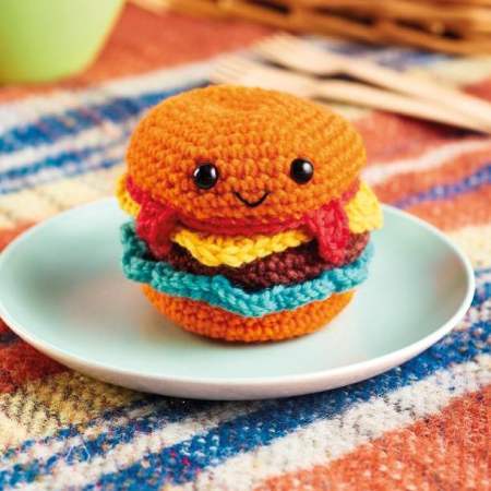 Brioche Burger crochet Pattern