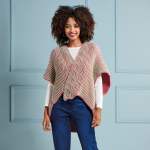 Two Colour Brioche Shawl Knitting Pattern Knitting Pattern