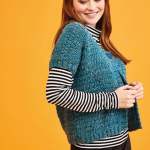 Simple Rib Gilet Knitting Pattern