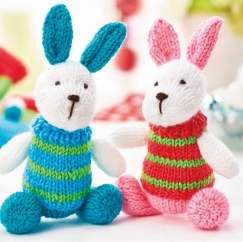 Bunnies & Mittens Knitting Pattern
