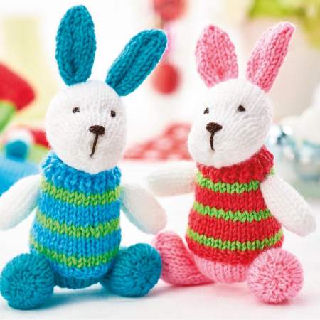 Bunnies & Mittens Knitting Pattern