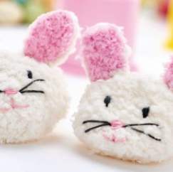 Learn to Knit Easy Bunny Baby Slippers Knitting Pattern