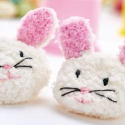 Easy Fluffy Bunny Baby Slippers Knitting Pattern Knitting Pattern