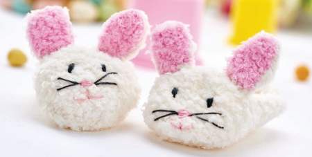 Learn to Knit Easy Bunny Baby Slippers Knitting Pattern