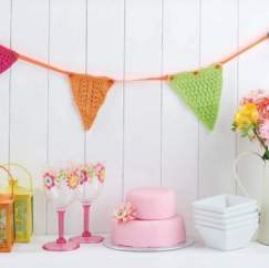 Colourful bunting Knitting Pattern
