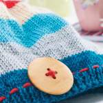 Button Beret Knitting Pattern