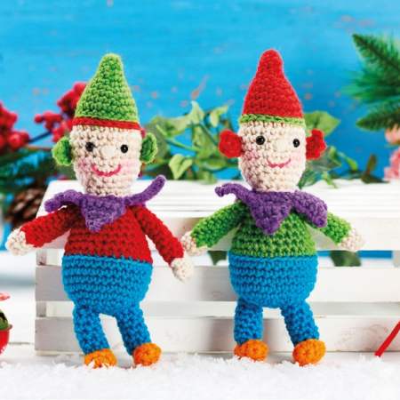 Christmas Crochet-Along Part 2: Elf Duo crochet Pattern