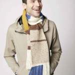 Caron Textured Crochet Scarf Knitting Pattern