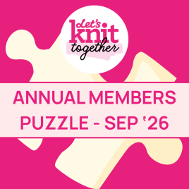 Puzzle of the Month: September 2026 Knitting Pattern