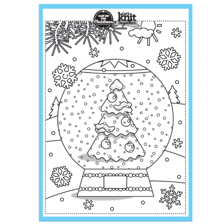 COFC Colour Me for Christmas: Snowglobe Knitting Pattern