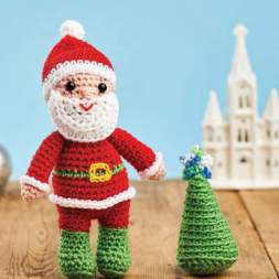 Amigurumi Father Christmas and Tree Crochet Pattern Crochet Pattern