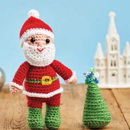 Amigurumi Father Christmas and Tree Crochet Pattern crochet Pattern