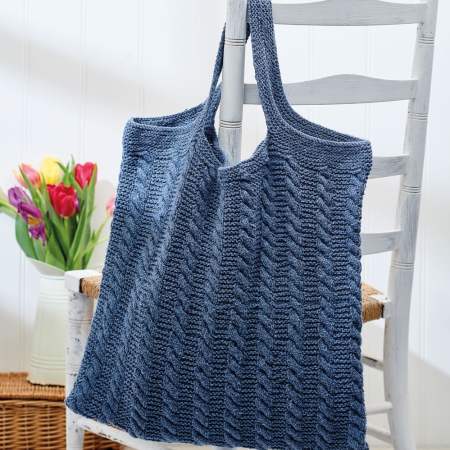 Recycled Denim Bag Knitting Pattern