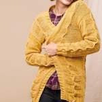 Cable Cardigan With Pockets Knitting Pattern