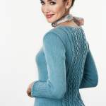 Cable and lace cardigan Knitting Pattern