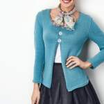 Cable and lace cardigan Knitting Pattern
