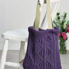 Cabled Bag Knitting Pattern