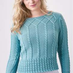 Cable jumper Knitting Pattern