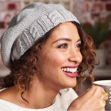 Cabled Beret Knitting Pattern