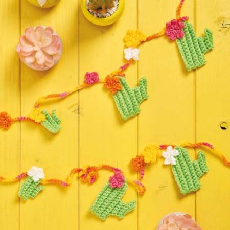 Cactus Garland crochet Pattern