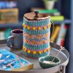 Bobble and Fair Isle Cafetière Cosy Knitting Pattern Knitting Pattern