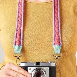 Camera Strap & Passport Cover Knitting Pattern Knitting Pattern