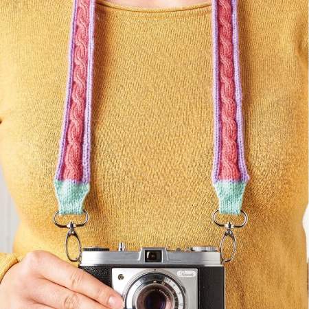 Camera Strap & Passport Cover Knitting Pattern Knitting Pattern