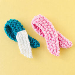Cancer Awareness Ribbons Knitting Pattern Knitting Pattern