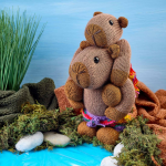 Dress-Up Capybara Toys Knitting Pattern Knitting Pattern
