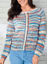 Top Down Lace Cardigan Knitting Pattern