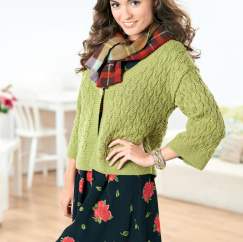 Cabled Cardigan Knitting Pattern
