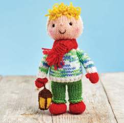 Carol Singer Toy | Christmas Knitting Pattern - Knitting Pattern