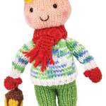 Carol Singer Toy | Christmas Knitting Pattern Knitting Pattern