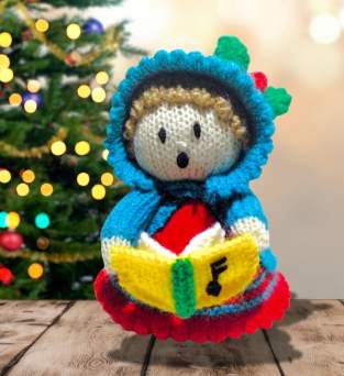 Carol Singer Chocolate Orange Cover Pattern Knitting Pattern